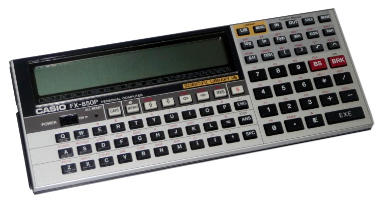 Casio FX 850P IT History Society